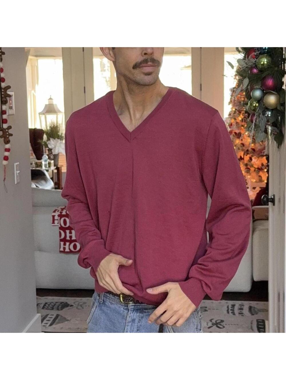 🏅 Versace Collection V-Neck Knit Sweater — Size M